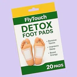 20 Adhesive Herbal Foot Patches – Detox Pads for Sleep Support and Body Purification-image-0