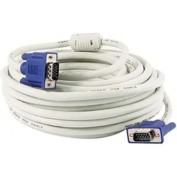 20 Mtr VGA Male to VGA Male Cable .15 Pin Vga Cable for Projector, Laptop,CCTV,Computer image 1