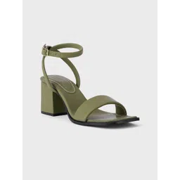 20Dresses Women PU Block Heels Sandals with Buckles-picture-10