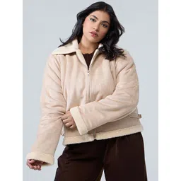 20Dresses Women Solid Sherpa Jacket-picture-30