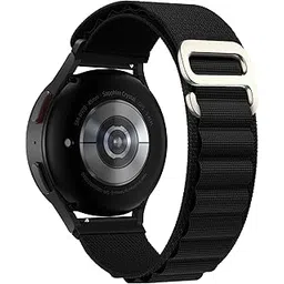 22mm SmartWatch Strap With Alpine Loop For Noise Colorfit Ultra/Oneplus 46mm/Samsung Galaxy Watch 3 45mm/Realme S/S Pro/ & With All 22mm Watches-Black-Pack Of 1-picture-10