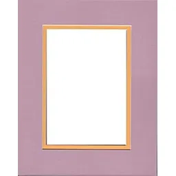 22x28 Double Acid Free White Core Picture Mats Cut for 18x24 Pictures in Lavender and Golden Yellow-picture-29