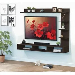 24 to 48 inch Genuine Dazzling Decor | Elegant and Sturdy C Style TV Cabinet | Detachable Expandable | Accommodates TVs of Various Sizes | Customizable (C Style Cabinet, Dark Wenge)-picture-18