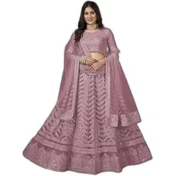 249-zaalima fashion ZAALIMA Embroidered Semi Stitched Lehenga Choli Dupatta set with unstiched blouse piece and Flare Lehenga choli-picture-56