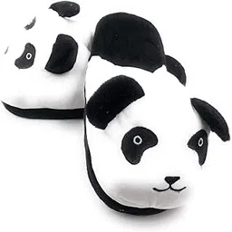 24x7 emall Cute Plush Panda Non-Skid Footpads Indoor Bedroom Slipper Soft Shoes for Adults, Kids (White, Free Size)-picture-31