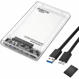 2.5 inch Hard Drive Enclosure Type 3.0 Transparent, PiBOX India 6Gbps USB 3.0 to SATA III Tool-Free External Hard Drive Enclosure for 7mm/9.5mm 2.5" SSD LAPTOP HDD with UASP for Samsung WD, Xbox PC TV-image-8