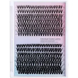 280-Cluster Eye Lashes for Women, False Eyelashes Extension Kit with Mixed Length, Natural & Dramatic Fake Eye Lashes for Everyday & Party Look-picture-38