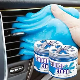 2Pack Car Cleaning Gel Putty Reusable Cleaning Car Gel for Interior, Car Vents, Keyboard, PC, Universal Dust Removal Cleaner Supplies Car Detailing Kit-picture-28