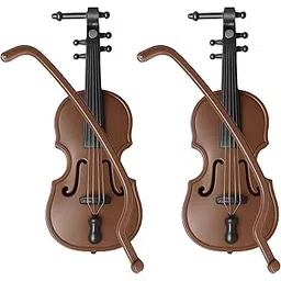 2PCS Miniature Furniture, Dollhouse Violin for Kids, Miniature Musical Instruments for Dollhouse Decoration and Scene Creation, for Dollhouse Enthusiasts-picture-31