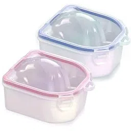 2pcs Soaking Soak Bowl Nail Art Polish Remove Wash Soaker Tray Manicure Spa Tool-picture-21