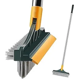 3 in 1 Bathroom Cleaning Brush with Wiper and Squeegees,Tiles Cleaning Brush with Long Handle Tile Cleaner Brush Bathroom Floor Cleaning Brush-picture-33