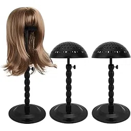 3 Pack Adjustable Wig Stand, Portable, Wig Hat Holder Stand Perfect for Wig and Hat Display, Accommodating Multiple Wigs and Hats, A Vital Wig Accessory for Styling and Display-picture-20