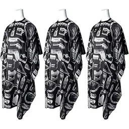 3 Pcs Professional Barber Cape for Adults,Hairdressing Salon Cape for Styling Coloring Hair, Waterproof Hair Cutting Cape with Adjustable Snap Closure-picture-14