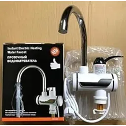 3000W Instant Electric Water Heater Tap – Tankless Hot Water Faucet with LED Temperature Display | Quick Heating Kitchen & Bathroom Electric Tap | Wall/Basin Mount (Multi)-image-3