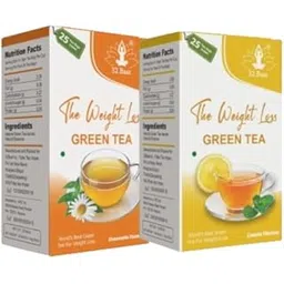 32 Baar Pack Of 2 Chamomile & Lemon Green Tea Bags-picture-12