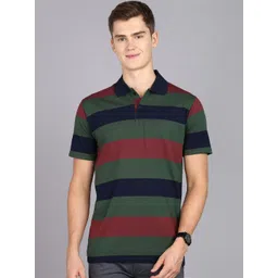 3BROS Men Striped Polo Collar T-shirt-picture-26