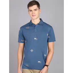 3BROS Men Typography Printed Polo Collar T-shirt-picture-24