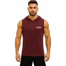 3Colors Hooded Neck Gym Vest-picture-13