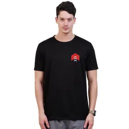 3Colors Men Moisture Wicking Typography Printed Round Neck T-shirt-picture-10