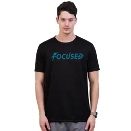 3Colors Men Moisture Wicking Typography Printed Round Neck T-shirt-picture-37