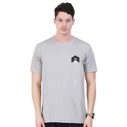 3Colors Moisture Wicking Typography Printed Round Neck Dri-Fit Sports T-Shirt-picture-32