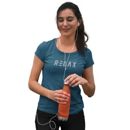 3Colors Typography Printed Round Neck Dri-FIT Regular Fit Running T-shirt-picture-37