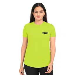 3Colors Women Moisture Wicking Solid Round Neck T-shirt-picture-41