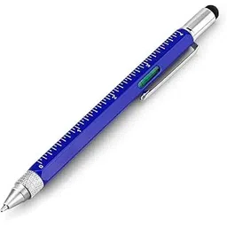 3D Craft Gift Pen for Men 6 in 1 Multitool Tech Tool Pen Screwdriver with Ruler, Levelgauge, Ballpoint and Refills, Unique Gifts for Men-picture-22