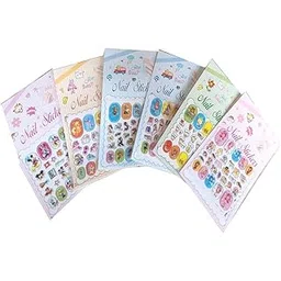 3D Nail Art Stickers with Srone | Easy DIY Water Transfer Nail Decoration | Nail Art Decals for Womens and Girls (3 Piece)-picture-29