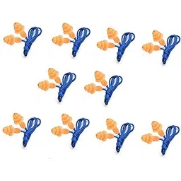 3M 1270 Corded Reusable Noise Reduction Earplug (Pack of 10) by Rajvir International-picture-55