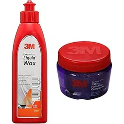 3M IA260166326 Auto Specialty Liquid Wax (200ml) & 3M Perfect-It 1-Step Finish Compound (100 g) | Remove Minor Scratches-picture-27