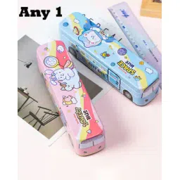 3mads School Bus Theme Sharpener & Geometry Box-picture-34