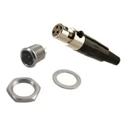 3P Mini XLR Connectors Female Plug+ Male Socket 2pcs/pair-picture-55