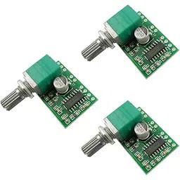 3PCS Mini PAM8403 DC 5V 2 Channel Digital Power Audio Amplifier Board Module Dual-Channel 3W+3W with Potentiometer Volume Control-image-4