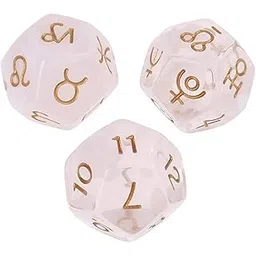 3PCS Tarot Accessories, 12 Sided Dice for Constellation Divination Toys Accessories Toys, Decision Making Tools, Men and Women Interested in Tarot Cards-picture-10