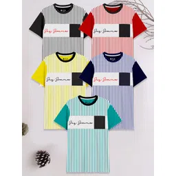 3PIN Boys 5 Striped T-shirt-picture-52