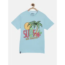 3PIN Boys Blue Cotton Printed T-Shirt-picture-31