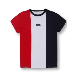 3PIN Boys Colourblocked Cotton T-Shirt-picture-19