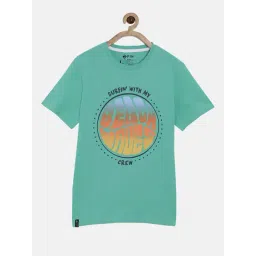 3PIN Boys Green Cotton Printed T-Shirt-picture-33