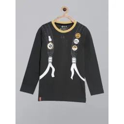 3PIN Boys Green Cotton Printed T-Shirt-picture-34