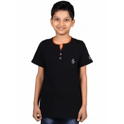 3PIN Boys Henley Neck Cotton T-Shirt-picture-27
