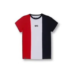 3PIN Boys Multi Cotton Color Block T-Shirt-picture-17