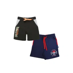 3PIN Boys Multi Cotton Regular Fit Printed Shorts - Pack of 2-picture-37