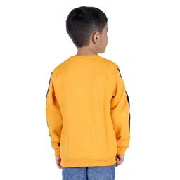 3PIN Boys Mustard Printed Sweatshirt image 3
