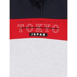 3PIN Boys Pack Of 4 Typography Printed Hood Cotton T-shirts image 2