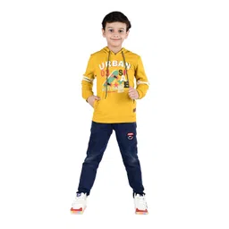 3PIN Boys Printed Hooded Cotton Sweatshirt-picture-22