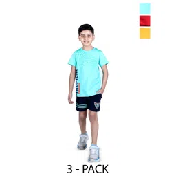 3PIN Boys Printed T-shirt with Shorts-picture-18