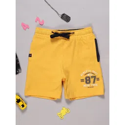 3PIN Boys Typography Printed Cotton Shorts-picture-26