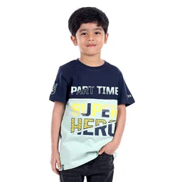 3PIN Boys Typography Printed Cotton T-shirt-picture-26