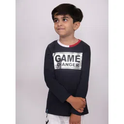 3PIN Boys Typography Printed Cotton T-shirt-picture-31